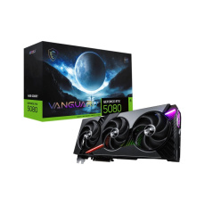 MSI VGA NVIDIA GeForce RTX 5080 16G VANGUARD SOC, RTX 5080, 16GB GDDR7, 3xDP, 1xHDMI