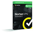 NORTON VPN Standard 1 uživatel pro 5 zařízení na 1 rok ESD
