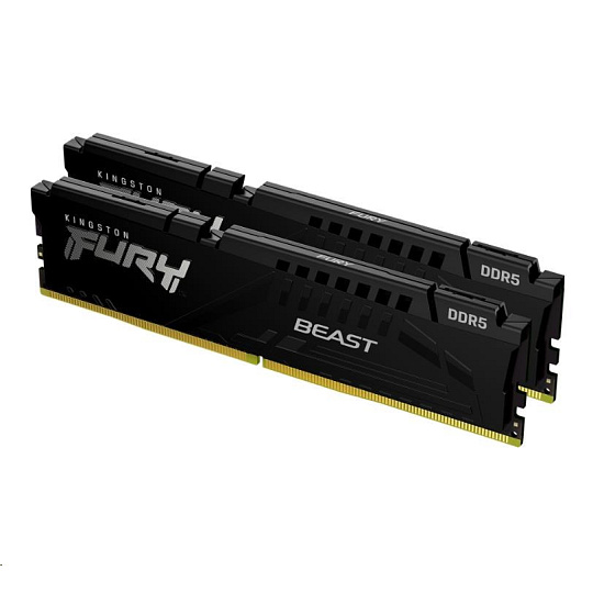 BAZAR - KINGSTON DIMM DDR5 128GB (Kit of 2) 5600MT/s CL36 FURY Beast Černá EXPO - Rozbaleno (Komplet) BAZAR - KINGSTON DIMM DDR5 128GB (Kit of 2) 5600MT/s CL36 FURY Beast Černá EXPO - Rozbaleno (Komplet)