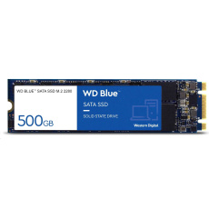 BAZAR - WD BLUE SSD 3D NAND WDS500G2B0B 500GB M.2, (R:560, W:530MB/s) - Po opravě (Náhradní krabice)