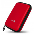 CONNECT IT HardShellProtect tvrdé ochranné puzdro pre 2,5" HDD, červené
