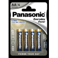 Panasonic Alkalická baterie LR6EPS/4BP Everyday Power (Blistr 4 ks)