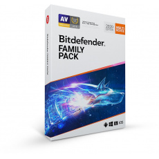 Bitdefender Family pack - 15 zařízení na 3 roky- elektronická licence do emailu Bitdefender Family pack - 15 zařízení na 3 roky- elektronická licence do emailu