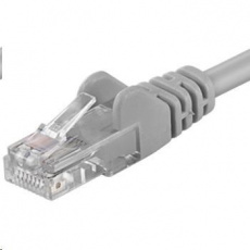 PREMIUMCORD Patch kábel UTP RJ45-RJ45 CAT5e 30m sivý