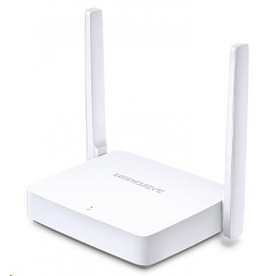 MERCUSYS MW301R WiFi4 router (N300, 2,4GHz, 2x100Mb/s LAN, 1x100Mb/s WAN)