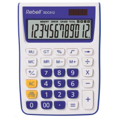 REBELL kalkulačka - SDC912 VL - fialová