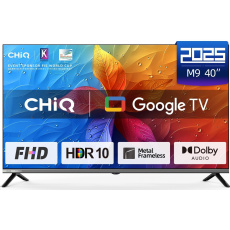 BAZAR - CHiQ L40M9E TV 40", Full HD, smart, Google TV, Dolby Audio, dbx-tv, HDR 10 - Rozbaleno (Komplet) BAZAR - CHiQ L40M9E TV 40", Full HD, smart, Google TV, Dolby Audio, dbx-tv, HDR 10 - Rozbaleno (Komplet)