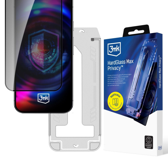 3mk tvrzené sklo HardGlass Max Privacy FrameFit pro Apple iPhone 15 Plus/16 Plus 3mk tvrzené sklo HardGlass Max Privacy FrameFit pro Apple iPhone 15 Plus/16 Plus