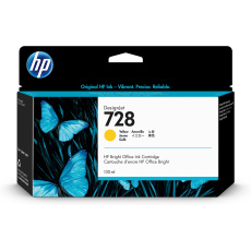 HP 728 130-ml Yellow DesignJet Ink Cartridge HP 728 130-ml Yellow DesignJet Ink Cartridge