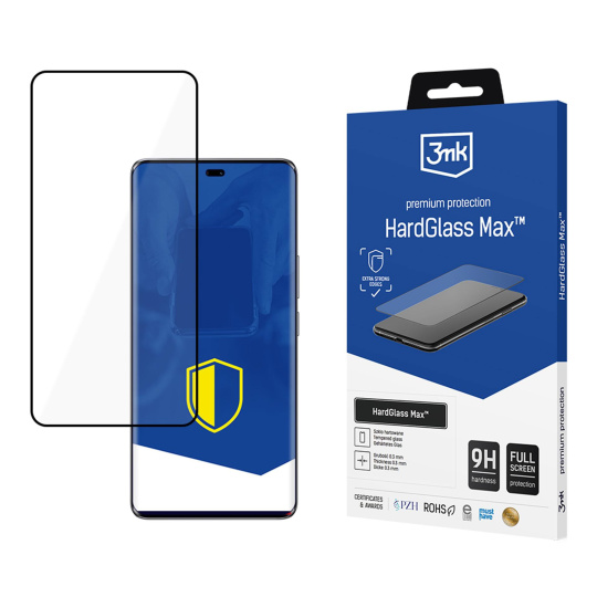 3mk tvrzené sklo HardGlass Max Black pro Honor Magic7 Lite