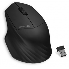 CONNECT IT Trojitá bezdrôtová myš SmartSwitch, 2.4 GHz a Bluetooth 5.0, čierna