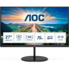 AOC MT IPS LCD WLED 27" Q27V4EA - panel IPS, 2560x1440, HDMI, DP, reproduktory AOC MT IPS LCD WLED 27" Q27V4EA - panel IPS, 2560x1440, HDMI, DP, reproduktory