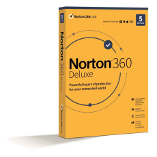 NORTON 360 DELUXE 50 GB + VPN 1 používateľ pre 5 zariadení na 1 rok - BOX