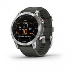 Garmin epix PRO Glass, Silver/Gray Band Garmin epix PRO Glass, Silver/Gray Band