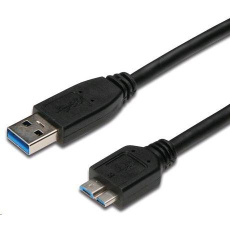 Kábel USB PREMIUMCORD 3.0 A - Micro B 3m, prepojenie (M/M) Kábel USB PREMIUMCORD 3.0 A - Micro B 3m, prepojenie (M/M)