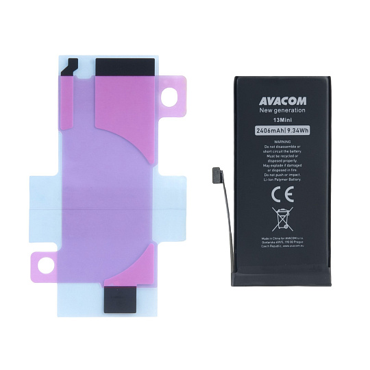 AVACOM Baterie pro Apple iPhone 13 mini, Li-Ion 3,88V 2406mAh (náhrada A2660) AVACOM Baterie pro Apple iPhone 13 mini, Li-Ion 3,88V 2406mAh (náhrada A2660)