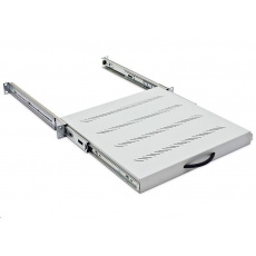 TRITON Výsuvná polica 19", 1U/350 mm, nosnosť 30 kg, čierna TRITON Výsuvná polica 19", 1U/350 mm, nosnosť 30 kg, čierna