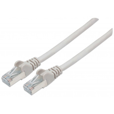 Intellinet patch kábel, Cat6A Certified, CU, SFTP, LSOH, RJ45, 30 m, sivý