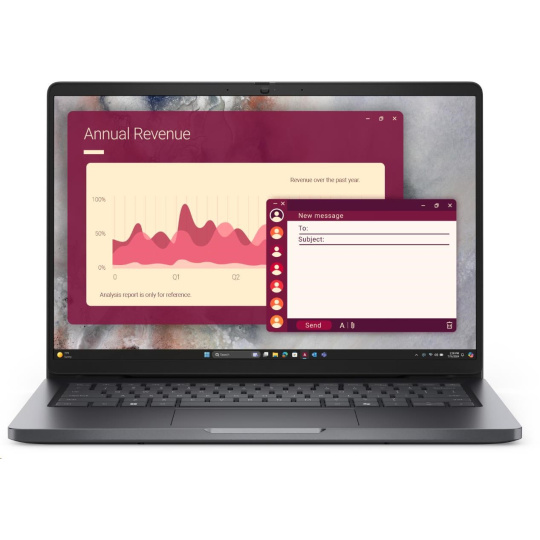 DELL NTB Pro 14 PC14250/i5-120U/8GB/512SSD/14" FHD+ /IR Cam & Mic/65W/WLAN/vPro|Backlit Kb/W11 Pro/3Y PS NBD