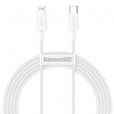 Baseus Superior Series rychlonabíjecí kabel Type-C/Lightning 20W 2m bílá Baseus Superior Series rychlonabíjecí kabel Type-C/Lightning 20W 2m bílá