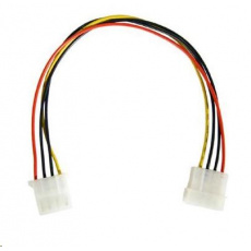 PREMIUMCORD Predlžovací napájací kábel vnútorný 5,25" molex 37cm PREMIUMCORD Predlžovací napájací kábel vnútorný 5,25" molex 37cm