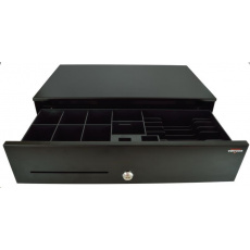 Virtuos pokladní zásuvka SK-500C, s kabelem 24V, pořadač 6/8, 9-24V, černá Virtuos pokladní zásuvka SK-500C, s kabelem 24V, pořadač 6/8, 9-24V, černá