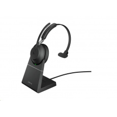 Jabra náhlavní souprava se stojánkem Evolve2 65, Link 380c MS, mono, černá Jabra náhlavní souprava se stojánkem Evolve2 65, Link 380c MS, mono, černá