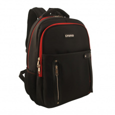 CRONO batoh na notebook Dakota15,6", černý/ červený CRONO batoh na notebook Dakota15,6", černý/ červený