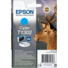 Atramentová tyčinka EPSON Singlepack "Deer" Cyan T1302 DURABrite Ultra Ink (10,1 ml) Atramentová tyčinka EPSON Singlepack "Deer" Cyan T1302 DURABrite Ultra Ink (10,1 ml)