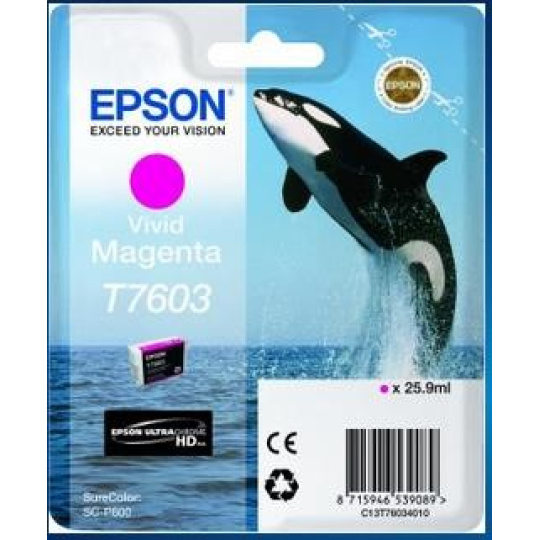 Atramentová tyčinka EPSON ULTRACHROME HD "Scythe" - Vivid Magenta - T7603 (25,9 ml)