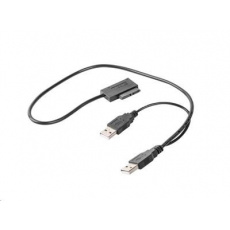 Externý adaptér GEMBIRD USB na SSD Slim SATA, DVD Externý adaptér GEMBIRD USB na SSD Slim SATA, DVD