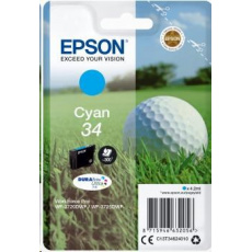 Atramentová tyčinka EPSON Singlepack "Golf" Cyan 34 DURABrite Ultra Ink 4,2 ml Atramentová tyčinka EPSON Singlepack "Golf" Cyan 34 DURABrite Ultra Ink 4,2 ml