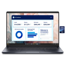 DELL NTB Pro 14 Premium PA14250/U5-236V/Evo/16GB/512SSD/14" FHD+/IR Cam & Mic/WLAN/No AC Adapter/Bck Kb/W11P/3Y PS NBD