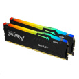 KINGSTON DIMM DDR5 64GB (Kit of 2) 6000MT/s CL40 FURY Beast RGB XMP