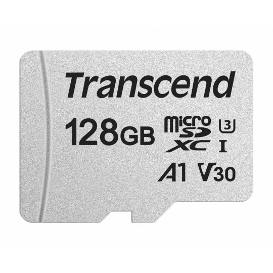 Karta TRANSCEND MicroSDXC 128GB 300S, UHS-I U3 V30, bez adaptéra Karta TRANSCEND MicroSDXC 128GB 300S, UHS-I U3 V30, bez adaptéra