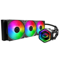 Cooler Master vodní chladič MasterLiquid 360 Core II, 3x120mm, LGA1851, AM5, černá Cooler Master vodní chladič MasterLiquid 360 Core II, 3x120mm, LGA1851, AM5, černá