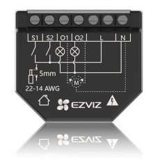 Ezviz  chytré Wi-Fi relé CS-T36-R100-WM - 2 channel (CS-T36-R100-WM)