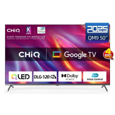 CHiQ U50QST TV 50", UHD, QLED, ultratenká, Google TV, DLG 120 Hz, Dolby Audio, Frameless, metalická CHiQ U50QST TV 50", UHD, QLED, ultratenká, Google TV, DLG 120 Hz, Dolby Audio, Frameless, metalická