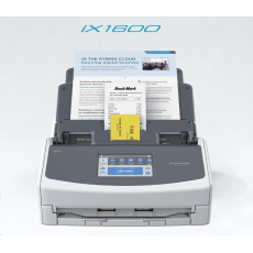 FUJITSU skener ScanSnap iX1600, A4, 40ppm, 600dpi, ADF 50listů, WIFI , LCD, - vizitky, účtenky, dokumenty - DUALSKEN FUJITSU skener ScanSnap iX1600, A4, 40ppm, 600dpi, ADF 50listů, WIFI , LCD, - vizitky, účtenky, dokumenty - DUALSKEN