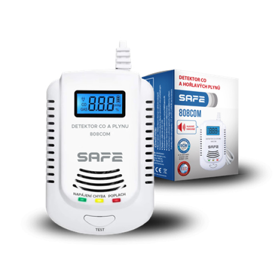 SAFE 808 COM Kombinovaný detektor CO a výbušných plynů