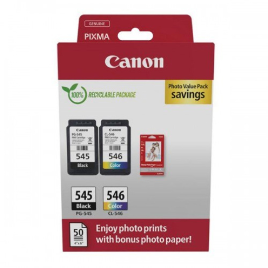 BAZAR - Canon CARTRIDGE PG-545/CL-546 PVP pro PIXMA TR455x, MG2x50, MG255xS, TS205, TS305, TS335x (180 str.) - Poškozený