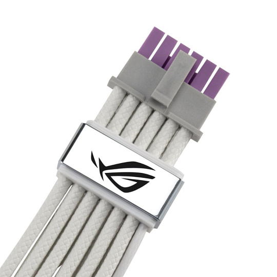 ASUS ROG-EQUALIZER 12V-2x6 PCI-E napájecí kabel, 750mm, bílá ASUS ROG-EQUALIZER 12V-2x6 PCI-E napájecí kabel, 750mm, bílá