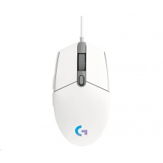Logitech Gaming Mouse G102 2nd Gen LIGHTSYNC, USB, EER, biela Logitech Gaming Mouse G102 2nd Gen LIGHTSYNC, USB, EER, biela