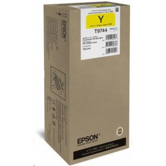 Atramentová tyčinka EPSON WorkForce Pro WF-C869R žltá XXL zásobník atramentu 735,2 ml Atramentová tyčinka EPSON WorkForce Pro WF-C869R žltá XXL zásobník atramentu 735,2 ml