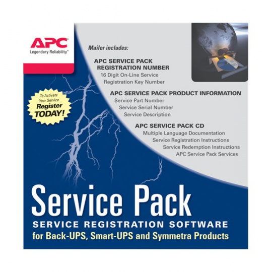 APC 1 Year Service Pack Extended Warranty (for New product purchases), SP-01