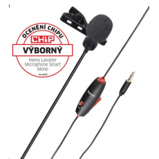Hama klopový mikrofon Lavalier Smart, mono Hama klopový mikrofon Lavalier Smart, mono