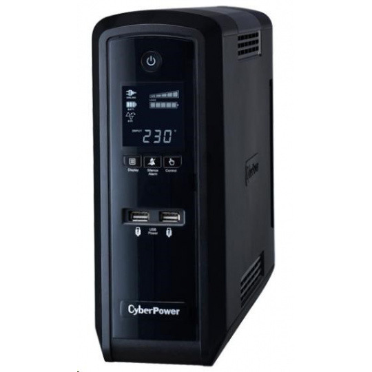 CyberPower PFC SineWare LCD GP UPS 1300VA/780W, zásuvky Schuko