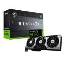 MSI VGA NVIDIA GeForce RTX 5080 16G VENTUS 3X OC, RTX 5080, 16GB GDDR7, 3xDP, 1xHDMI MSI VGA NVIDIA GeForce RTX 5080 16G VENTUS 3X OC, RTX 5080, 16GB GDDR7, 3xDP, 1xHDMI