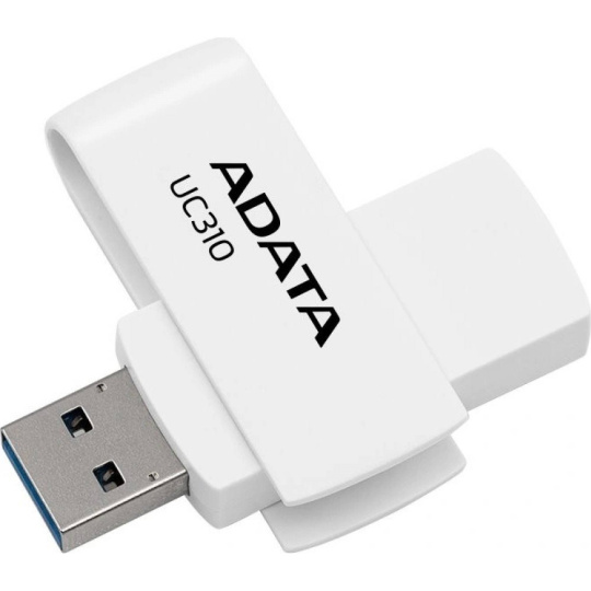 ADATA Flash Disk 128GB UC310, USB 3.2, bílá