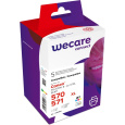 WECARE ARMOR kazeta pre CANON Pixma MG5751Sada (PGI-570XL+CLI-571XL CMYK) Black+C+M+Y+K, 1x25ml, 4x13ml